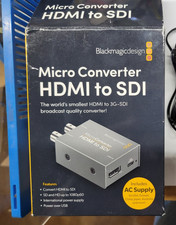 Blackmagic Design Mini Converter HDMI TO SDI With Power supply 5v W/ MICRO PLG