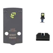 Night Fision Optic Plate Sights Fits Glock 43/43X/48 MOS to Holosun 507K 