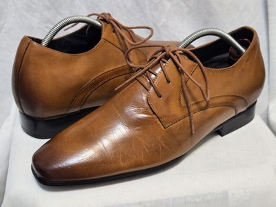 CMR Elevator Shoes Mens Brown Oxford Shoes height increase 7cm/2.7INCH Sz 9 US 