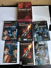 Resident Evil The Essentials PlayStation 2 PS2 Outbreak Code Veronica X RE4 Set