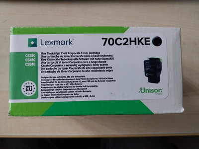 Lexmark Original Toner 70C2HKE SCHWARZ  UNISON LCCP  NEU OVP