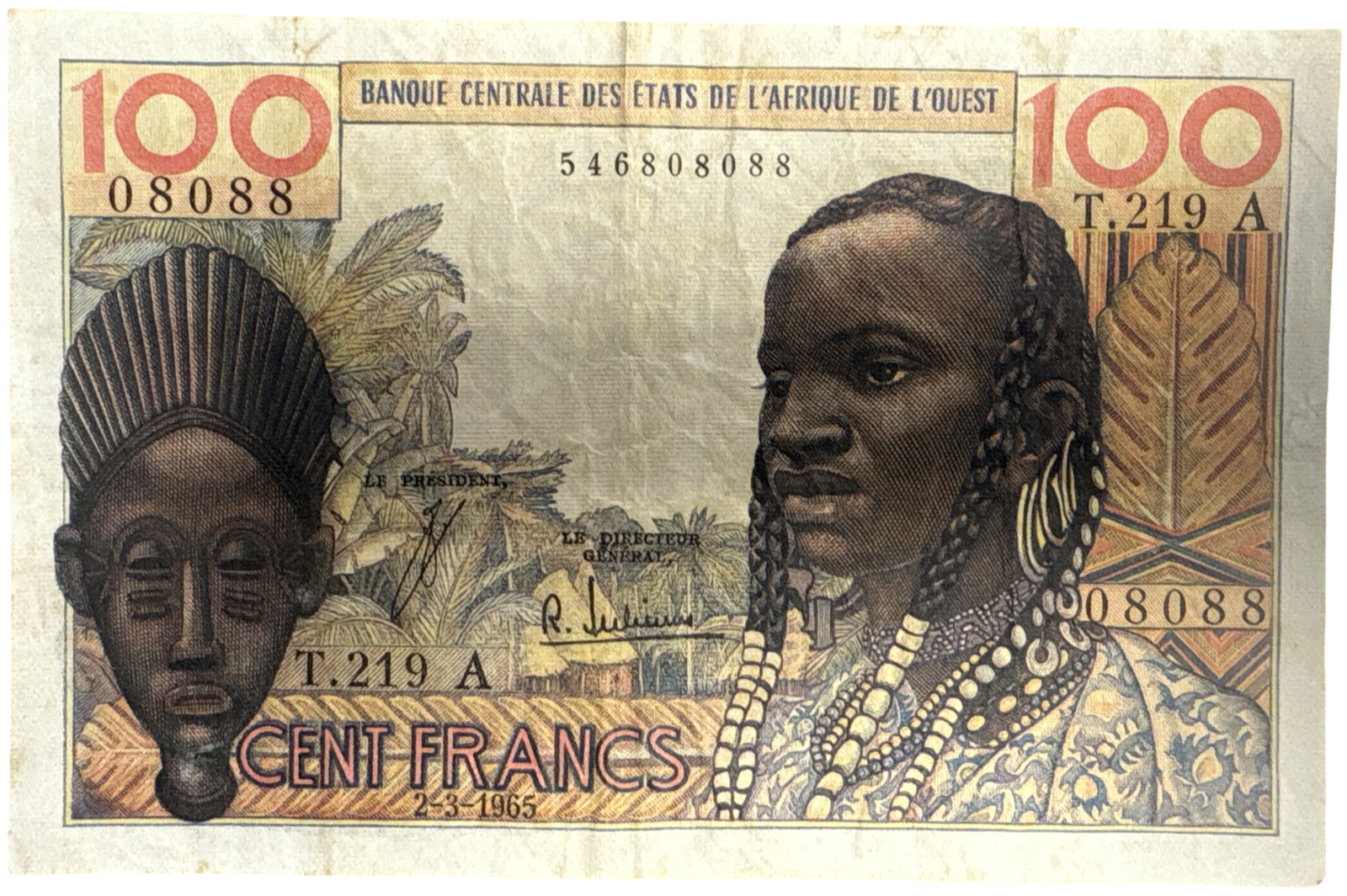 FRENCH WEST AFRICAN BANK NOTES - CHOICE OF STYLE & NOTE -FRENCH WEST ...