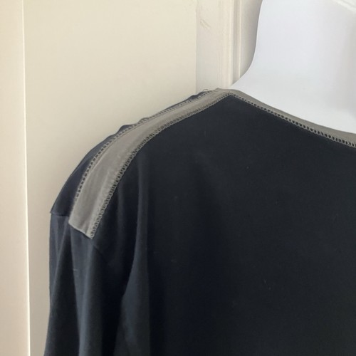 Engelbert Strauss Mens Size XL Black & Gray Long Sleeve Shirt w/Red Tesla Logo - Picture 6 of 15