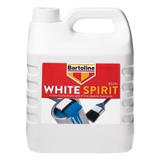 Bartoline White Spirit Low Odour Brush Paint Spill Cleaner Oil-Based Solvent 4L