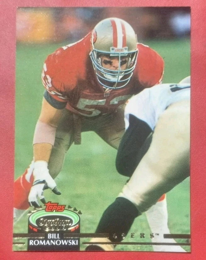 1992 Topps Stadium Club Football Singles - You Pick Complete Your Set-- #12 -697 - Image 3 of 4