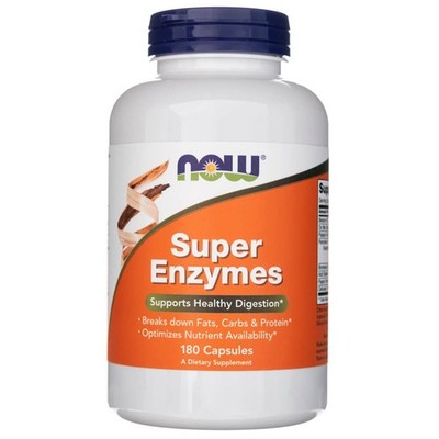 Now Foods Super Enzymes 180 Kapseln 180 Tabletten 100 g Verdauung