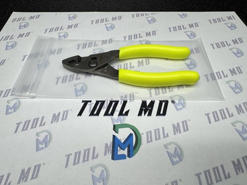 Snap-on Tools HI VIZ YELLOW Soft Grip Mini FlankJaw Slip Joint Pliers HJ44BCF - Picture 2 of 13