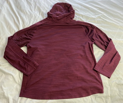 Adidas Climalite Maroon MO STATE MSU BEARS Long Sleeve Hooded GRAPHIC Shirt Sz L - Picture 11 of 11