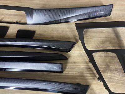 BMW 5er F10 F11 M Performance Interieurleisten 9STK CARBON MATT LHD