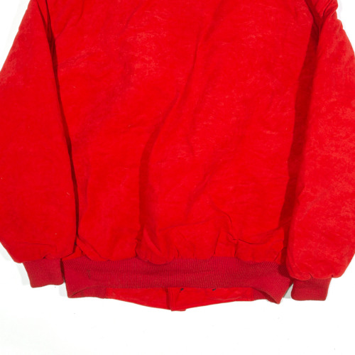 Womens Bomber Jacket Red L - Picture 6 of 6