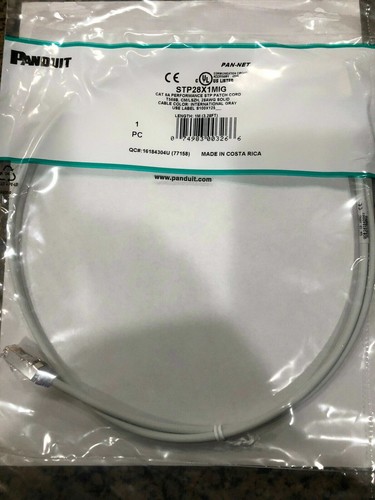 Panduit STP28X1MIG CAT 6A (Performance STP 1 meter (3.28ft) Patch Cord Qty (5) - Picture 3 of 5