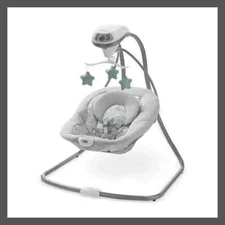 Graco SimpleSway Swing | 6 Speeds, 15 Songs, Cozy Seat-SEALED