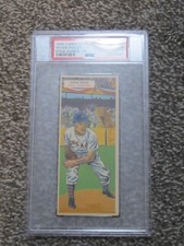 1955 Topps Doubleheaders 31 Howie Pollett 32 Ernie Banks PSA 5 EX NQ