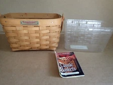 Vintage 1997 Longaberger Dresden Tour Basket II With Protector 15814