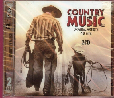 【名盤セット】カントリーミュージック 4枚組CD ドン・ギブソン他 COUNTRY MUSIC - 2 CD SET - VARIOUS - (40 SONGS) NEW - SEALED