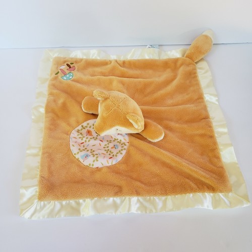Douglas Baby Plush Lovey Cuddle Toy Fox Mushrooms Satin Edge Security Blanket - Picture 2 of 8