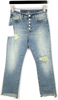 P_JEAN Elle 1 Skinny Straight Leg Damenjeans W27 Distressed