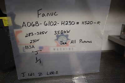 FANUC A06B-6102-H230#H520-R Spindle Amplifier Module 283-325V 35.0