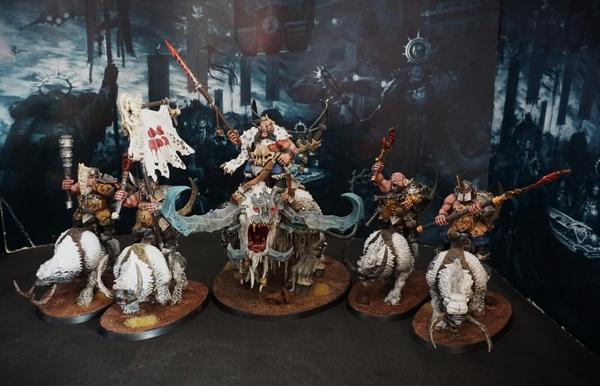 Start Collecting! Beastclaw Raiders painted AoS Ogor Mawtribes
