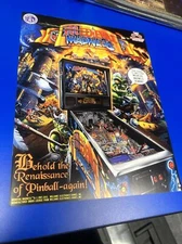 Williams MEDIEVAL MADNESS Pinball Machine flyer- original