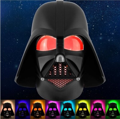 Star Wars Darth Vader LED Color-changing Night Light w Light-sensing Tech