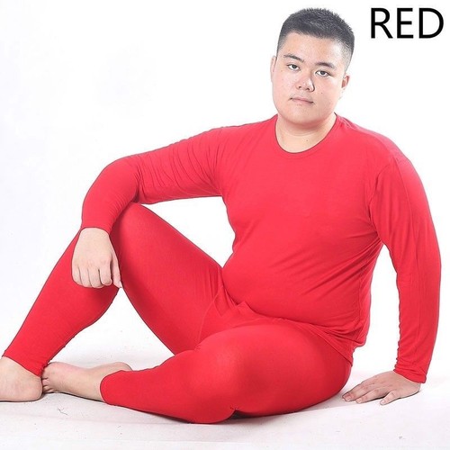 Mens Cotton Blend Thermal Underwear Tops Pants Set Long Johns Over Size Bottom - Picture 9 of 21