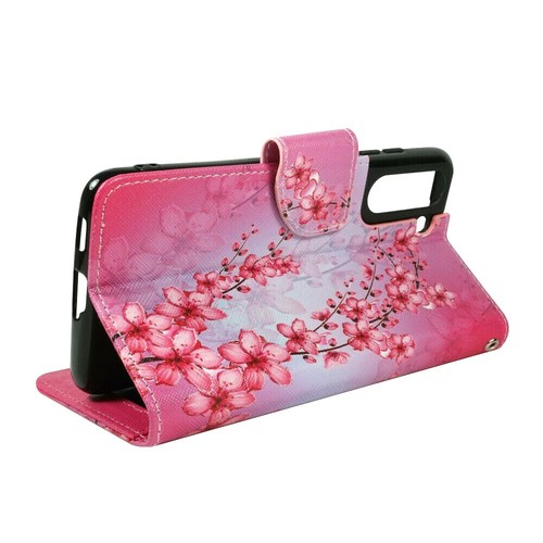 For Samsung Galaxy S21 FE 5G PU Leather Wallet Phone Case Cover Flip Stand Strap - Picture 9 of 32