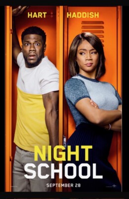 NIGHT SCHOOL ORIGINAL FILM CINEMA MOVIE THEATER THEATRICAL POSTER HART & HADDISH