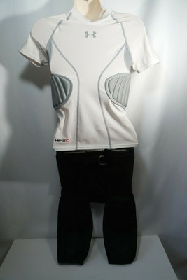 under armour youth padded football compression shirt