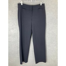 Talbots Dress Pants Career Trouser Straight Leg Black Size 8