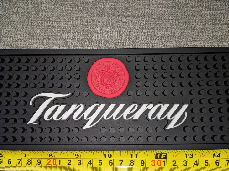 Tanqueray Gin Rubber Bar Runner New Black And Red eBay