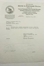 1929 Lamson Goodnow Devoe Raynolds Co Inc Chicago IL Paint Brush Ephemera L965J