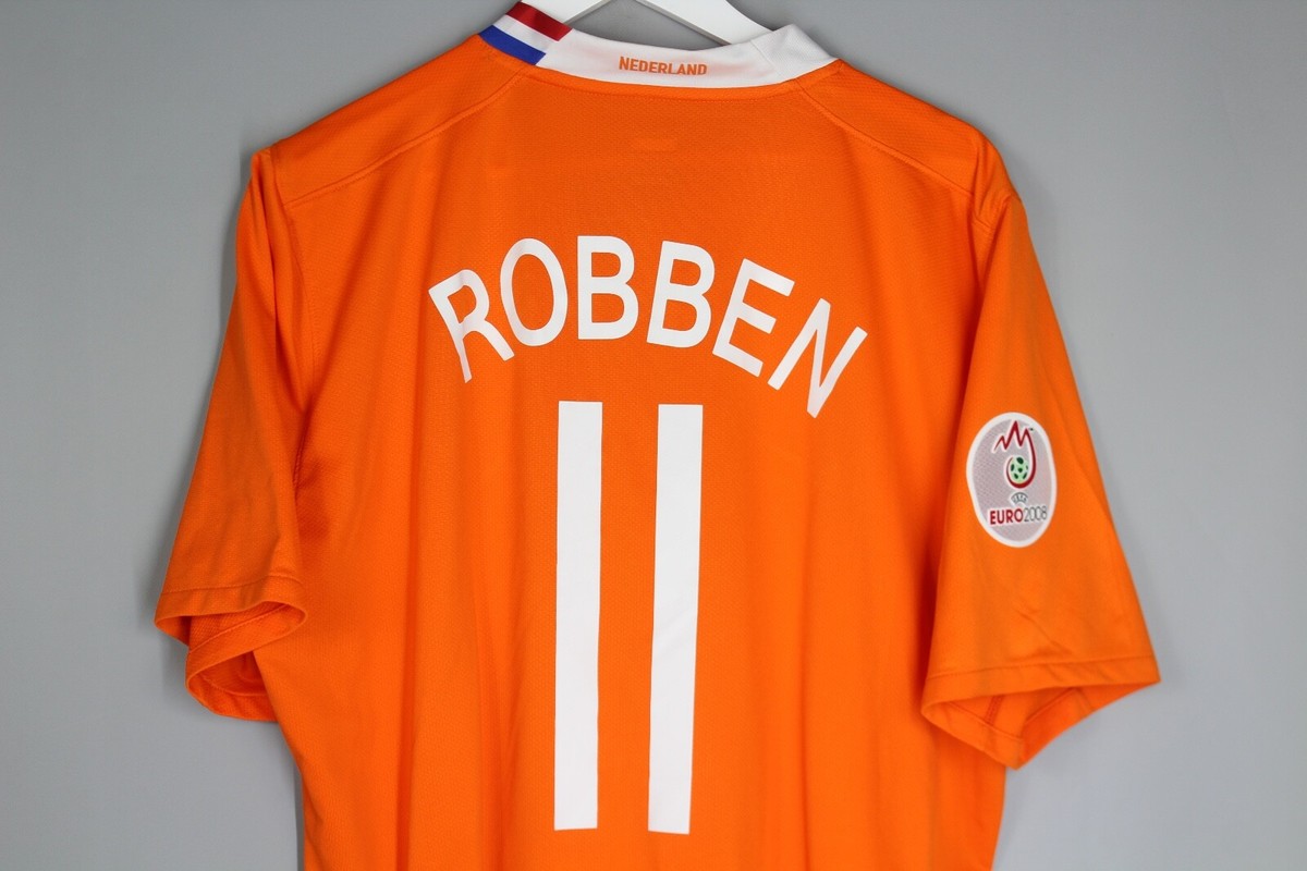 HOLLAND NETHERLAND NATIONAL TEAM 2008/2009 HOME SHIRT NIKE #11
