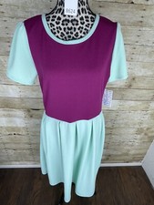 NWT LuLaRoe Women's Size XL Amelia Dress, Pocket Dress, Zipper, BRAND NEW