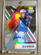 2017 Julio Heureaux Elite Extra Edition Rookie Gold Status Autograph RC /5 🔥🔥