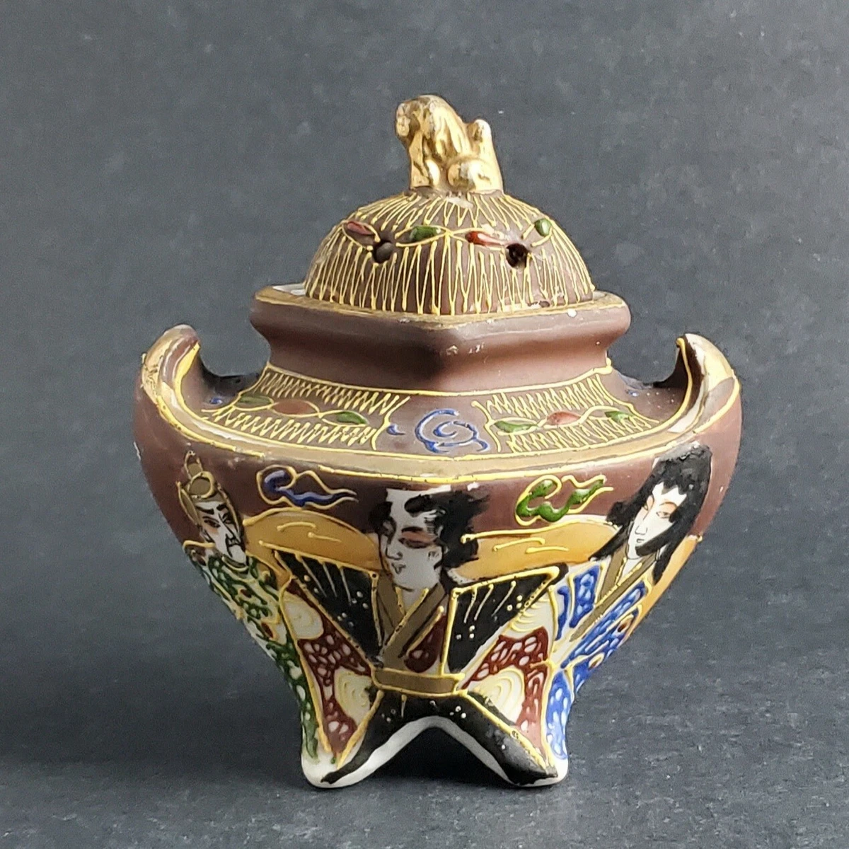 陶瓷黄金古风中国香炉| eBay