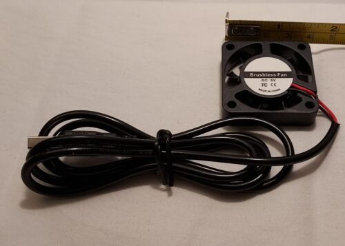 CPU Cooler 5v Brushless USB Fan 40mm x 40mm x 10mm - 6.3CFM 4000RPM, 21dBA Noise - Picture 4 of 7
