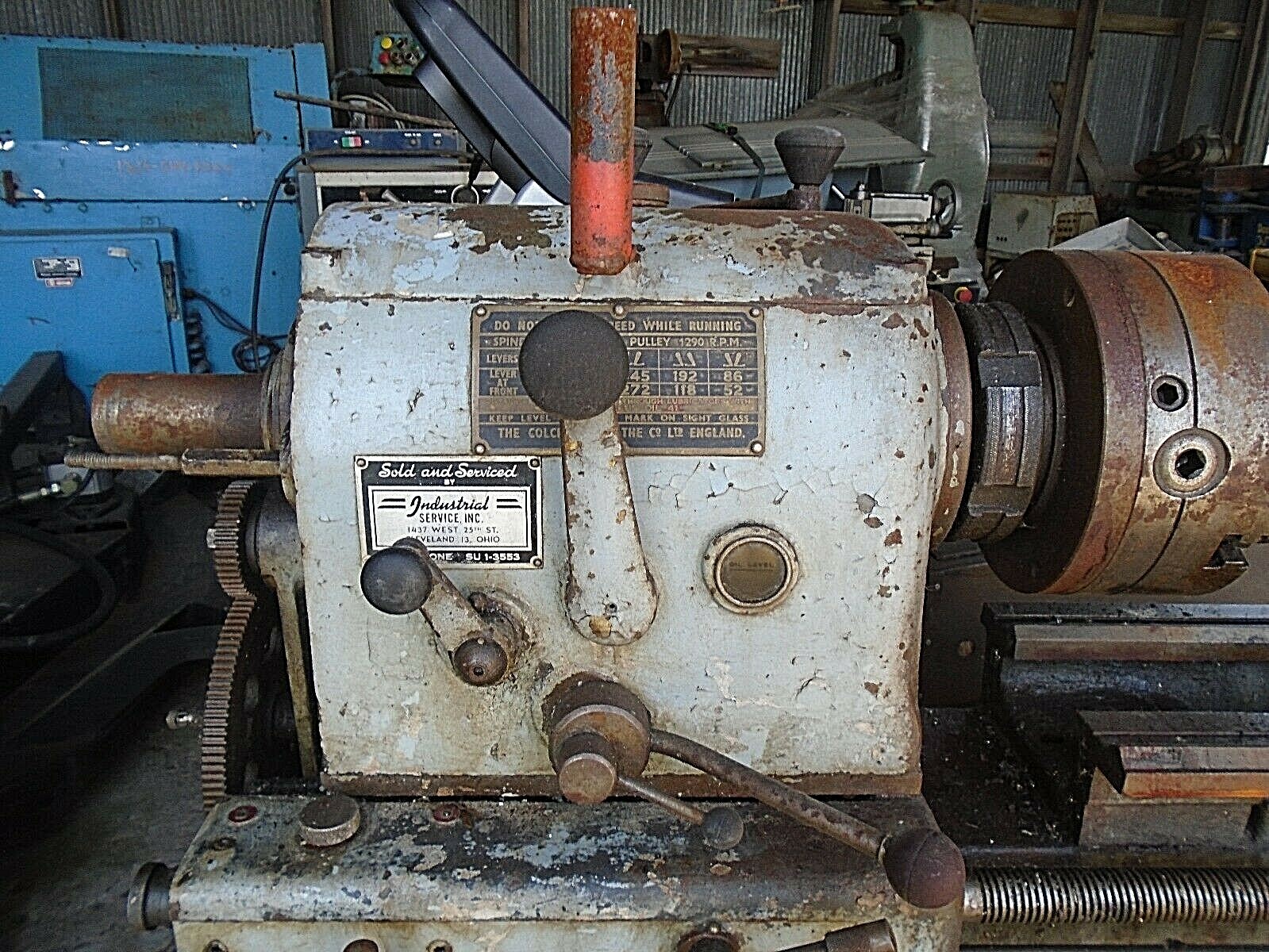 CLAUSING COLCHESTER Student Lathe 6 inch 12 inch Apron Gearbox | eBay