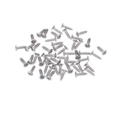 50pcs Chrome Black Gold Pickguard Mounting Screws for Strat Tele Guitar Bass
