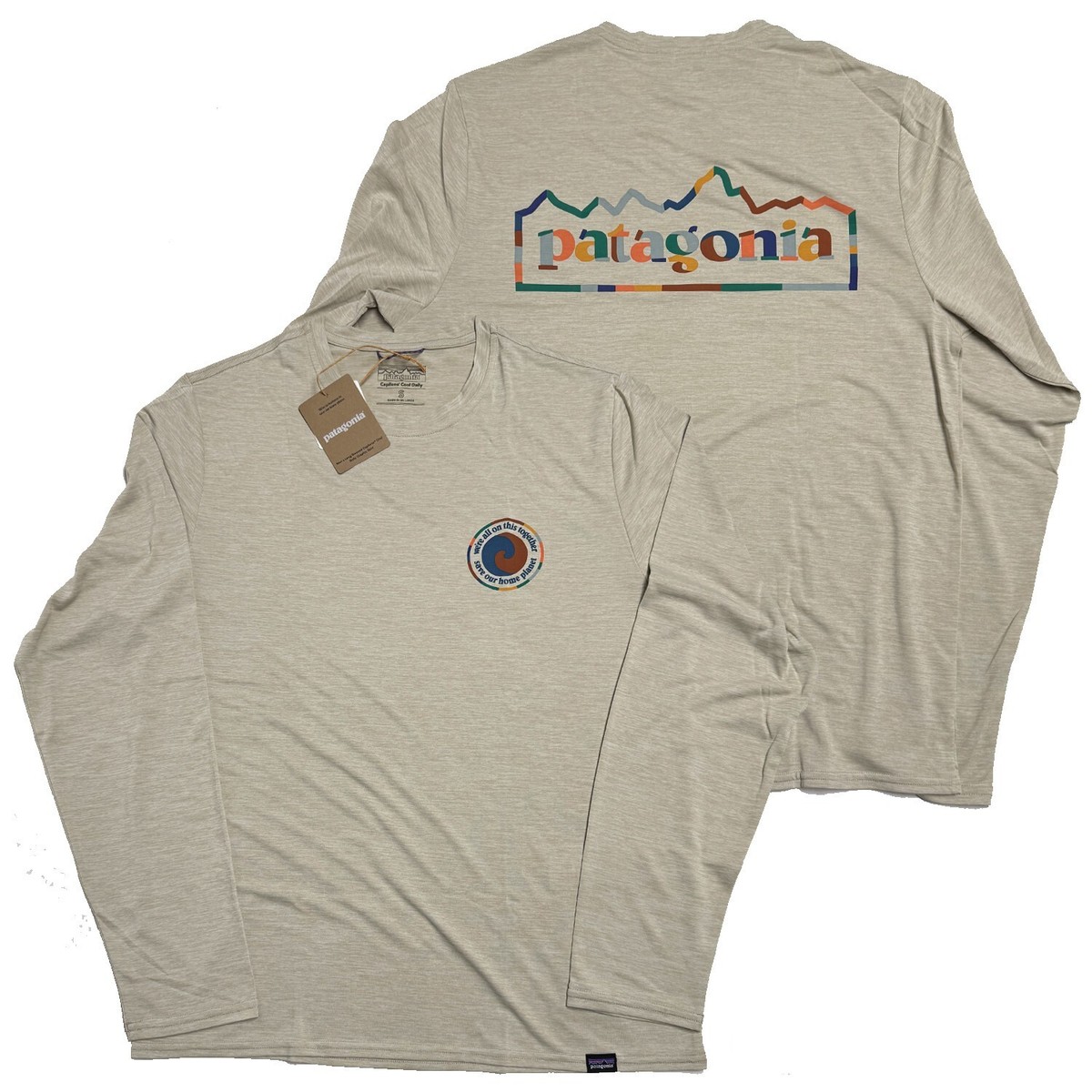 Patagonia Mens Capilene Cool Daily Graphic L/S T-shirt - Unity 
