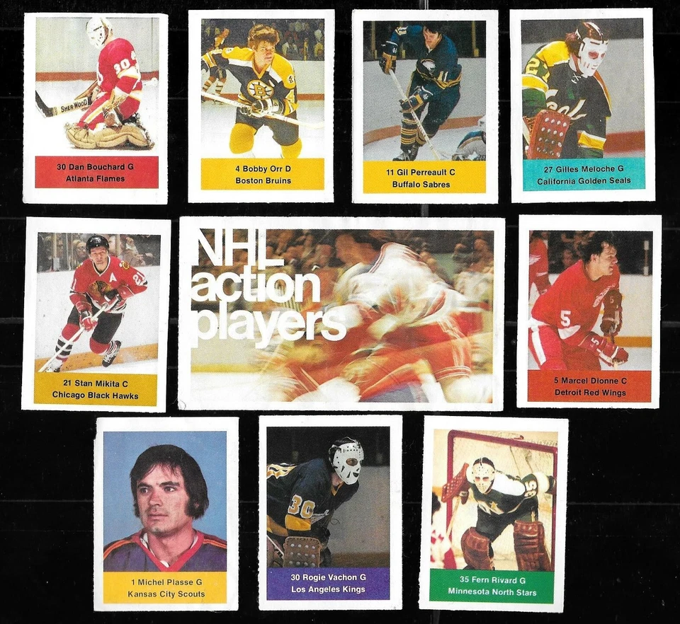 1974-75 LOBLAWS SAVE EASY CAN ACME USA 74-75 NHL HOCKEY STICKER CARD SEE LIST ** - Image 2 of 2