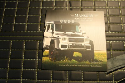 VIP brochure/brochure Mansory Mercedes G63 6x6 AMG limited edition HTF