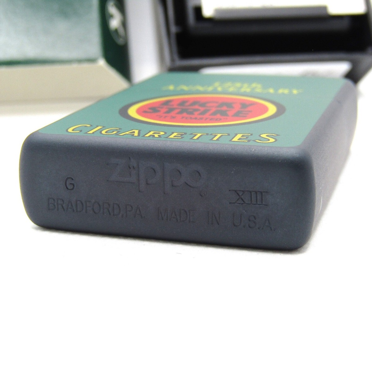 Lucky Strike 125th Anniversary Zippo Oil Lighter 1997 MIB Rare | eBay