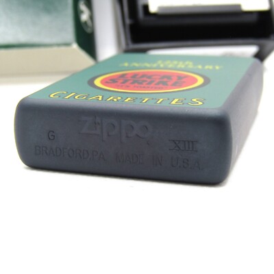 Lucky Strike 125th Anniversary Zippo Oil Lighter 1997 MIB Rare | eBay