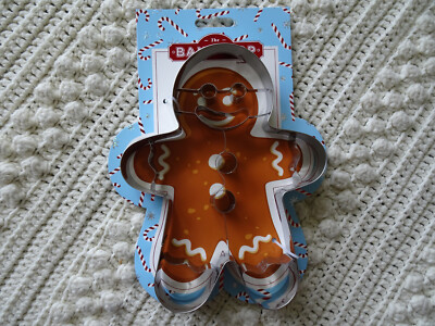 Bakeshop GINGERBREAD Jumbo X-Large Cookie Cutter Oversized NEW (like Birkmann)
