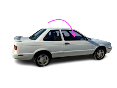Passenger Side Right Front Door Glass LAMI W/O Clips For 2019-2024