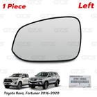Left Len Glass Mirror w/Backing Plate Fits Toyota Hilux Revo Fortuner 2016 2020