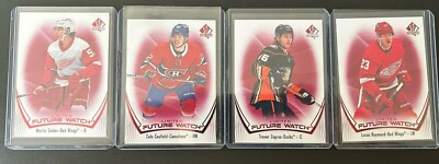 2021-22 Upper Deck SP Authentic Future Watch Limited Red - Caufield/Zegras/etc.