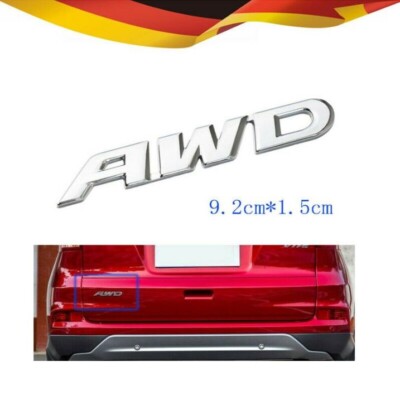 AWD Auto Emblem Sticker Badge Zubehör Abzeichen 