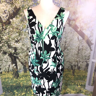 evan picone dress green Evan Picone Knee Length Emerald Green Dress